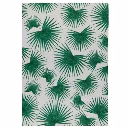 Riva Home Algave Art Deco Floral Flatweave Washable Indoor/Outdoor Rug, Green, W: 120 cm, L: 170 cm – 3