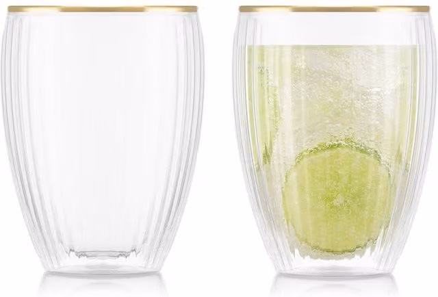 Bodum Pavina Transparent Glass Tumbler Set of 2