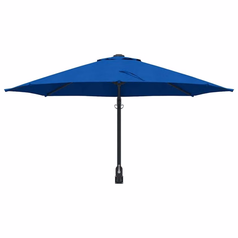 Berkfield Home Large Tiltable Patio Umbrella in Azure Blue Polyester