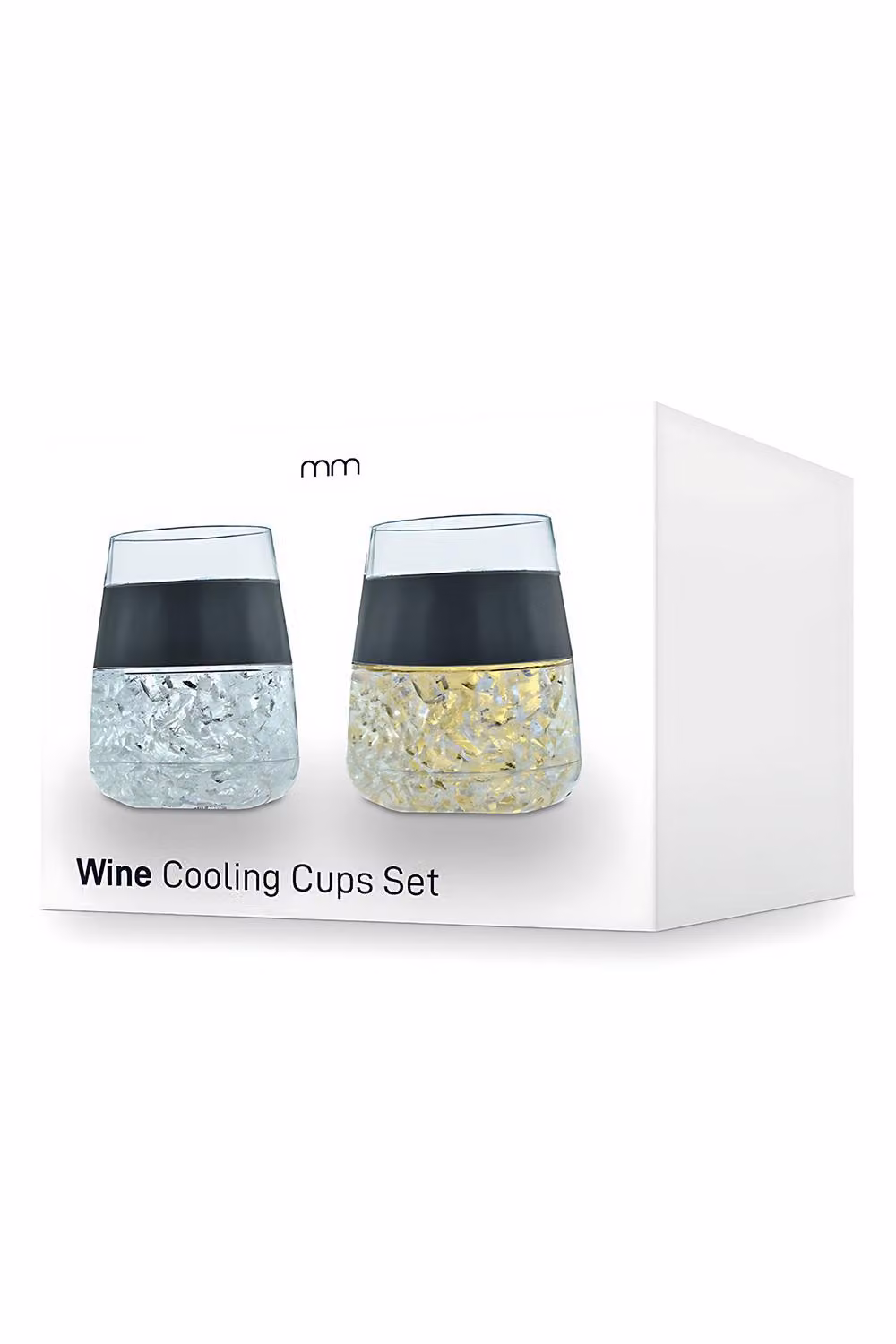 Mikamax Set of 2 Multicolour Wine Cooling Tumblers with Coolbag, 260 ml per cup – 4
