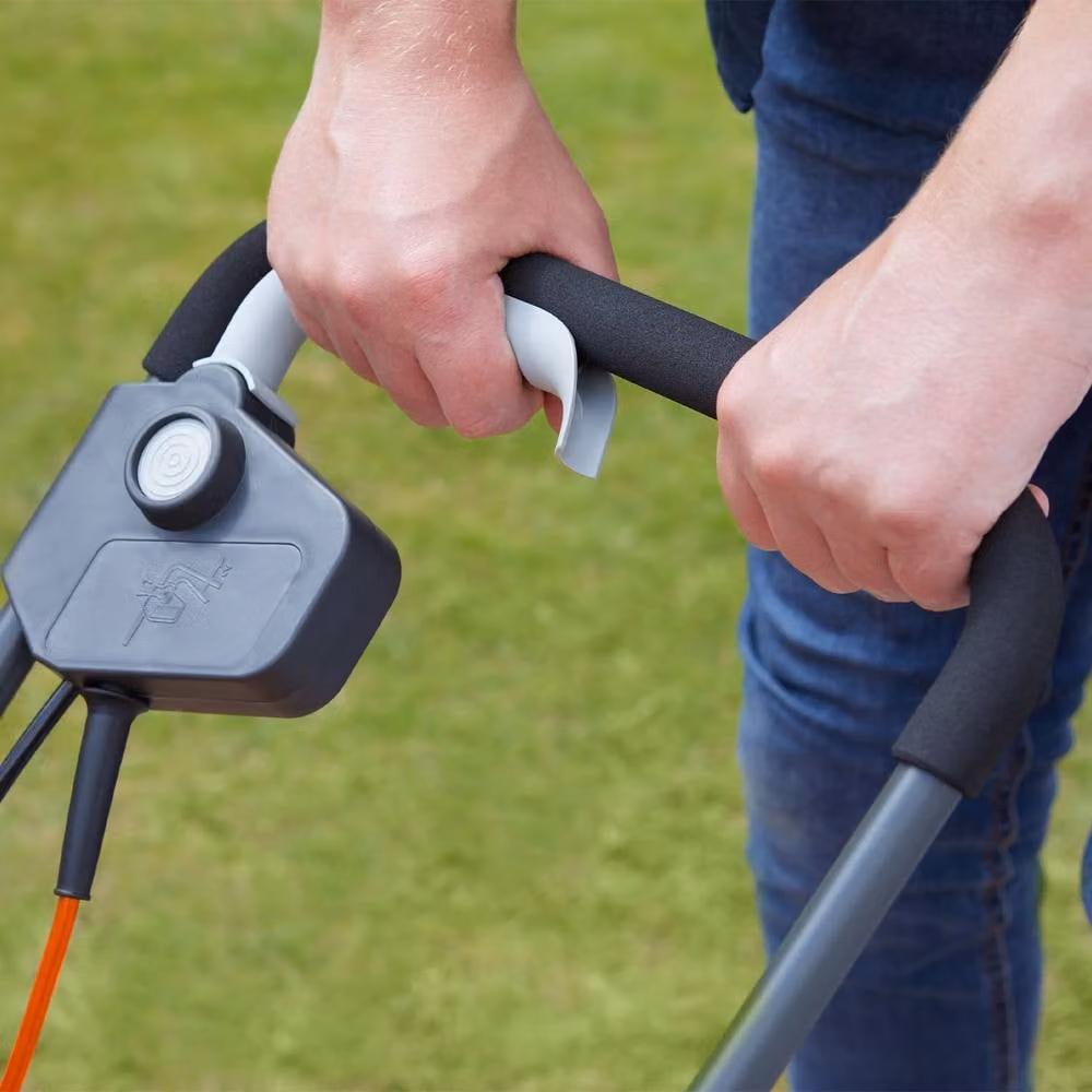 Flymo SimpliMow 320V Corded Electric Rotary Lawnmower in Orange with Collection Bag – 7