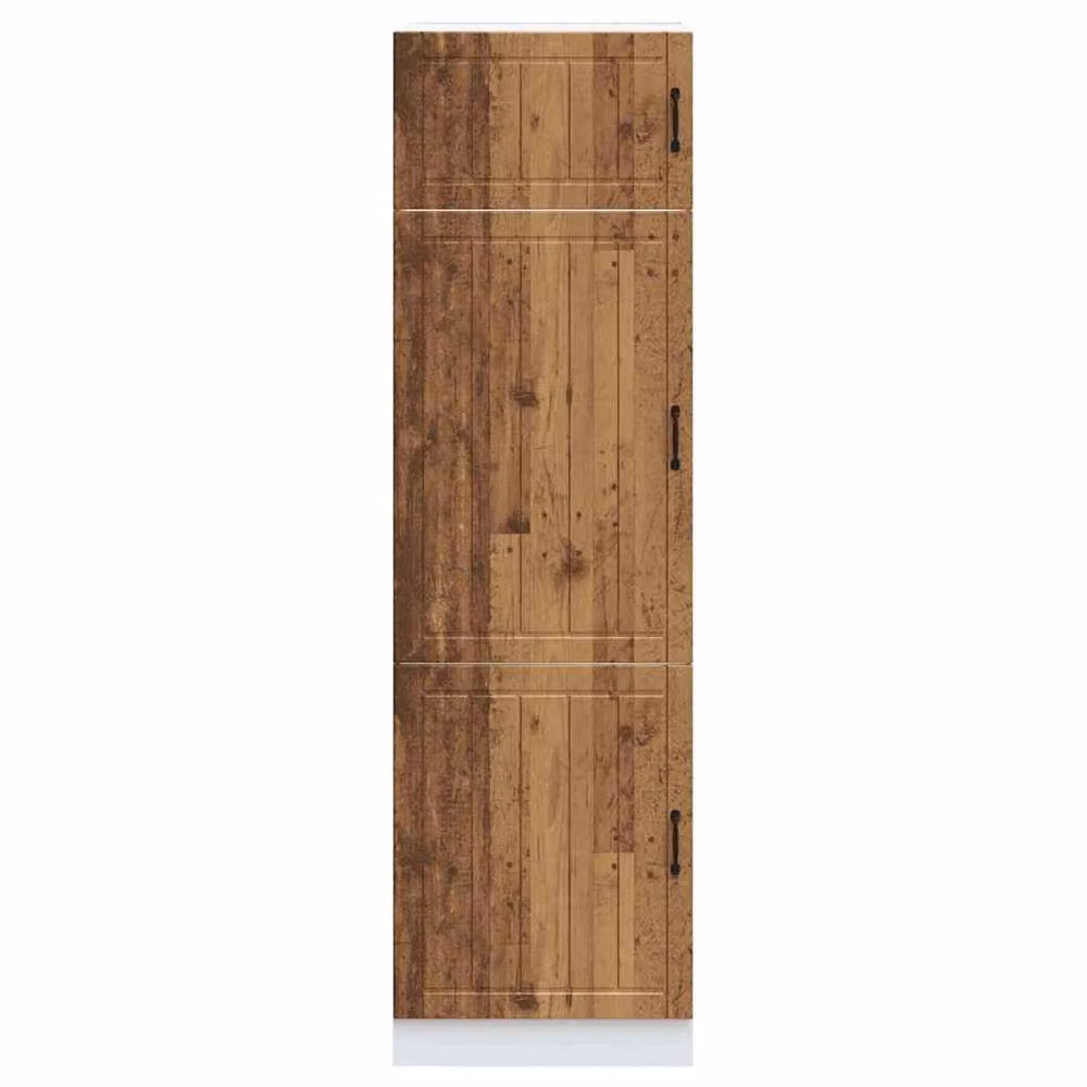Berkfield Home Lucca Kitchen Cupboard in Old Wood Brown – 2