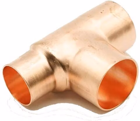 PrimaPlus Grey Copper Endfeed Reduced Tee 35 x 28 x 35mm