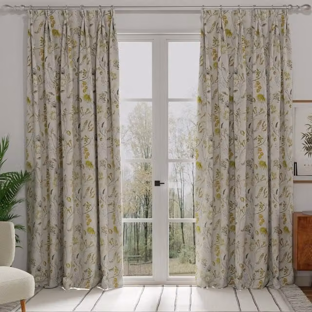 Terrys Made to Measure Curtain Fennel Green