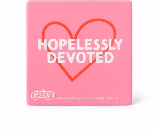 Widdop Bingham & Co Ltd Fandomania Grease Hopelessly Devoted Coaster, Pink – 1