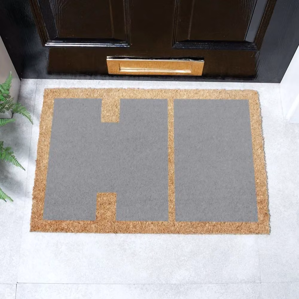 Artsy Mats Grey Hi Doormat, W: 60 cm, D: 40 cm – 2