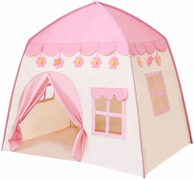 Kidkid Pink Princess Castle Play Tent