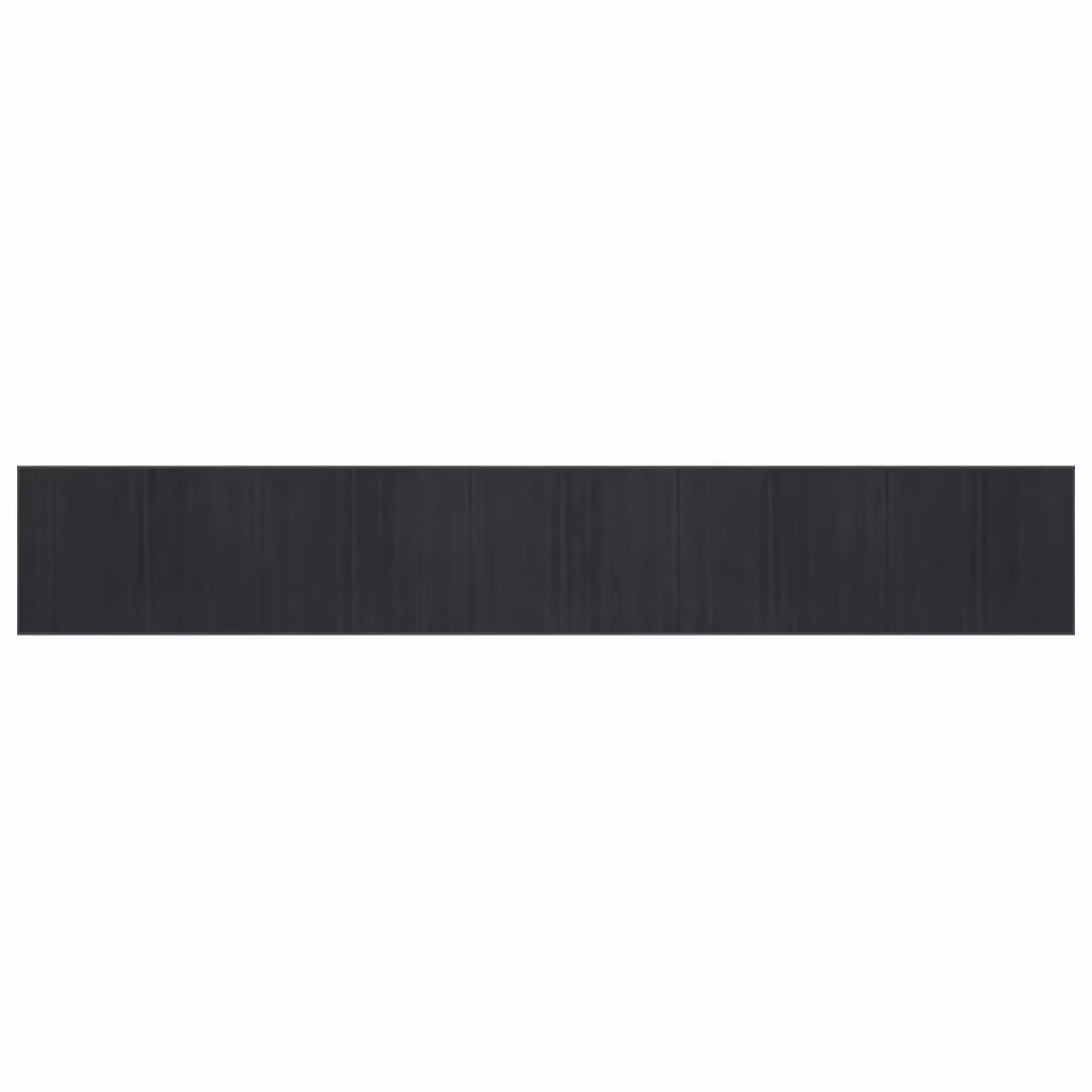 Berkfield Home Rectangular Bamboo Rug in Grey, W/D/H: 80 x 1000 cm – 2