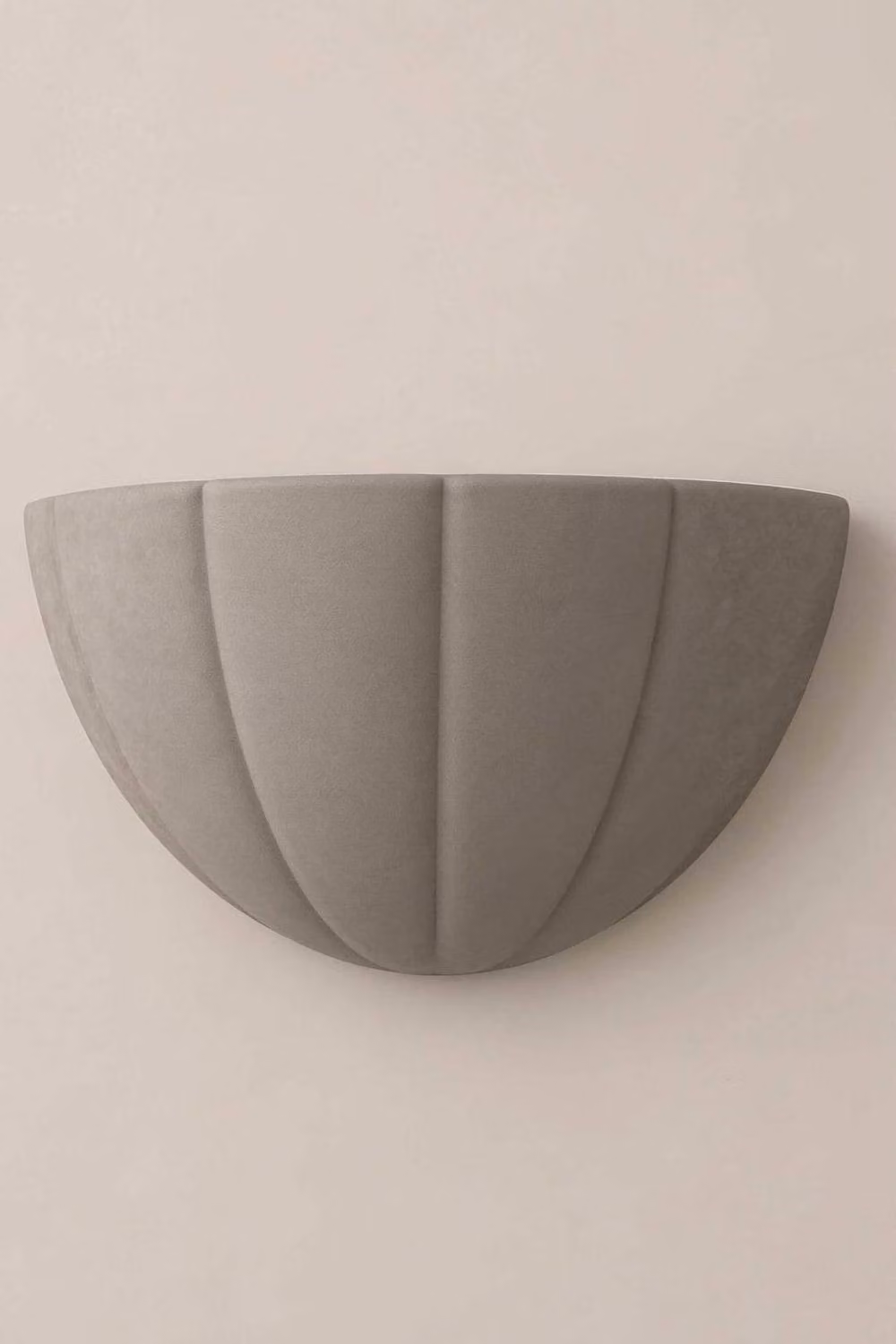 ValueLights Leonardo Scallop Ceramic Flush Wall Light in Green, White or Grey – 2