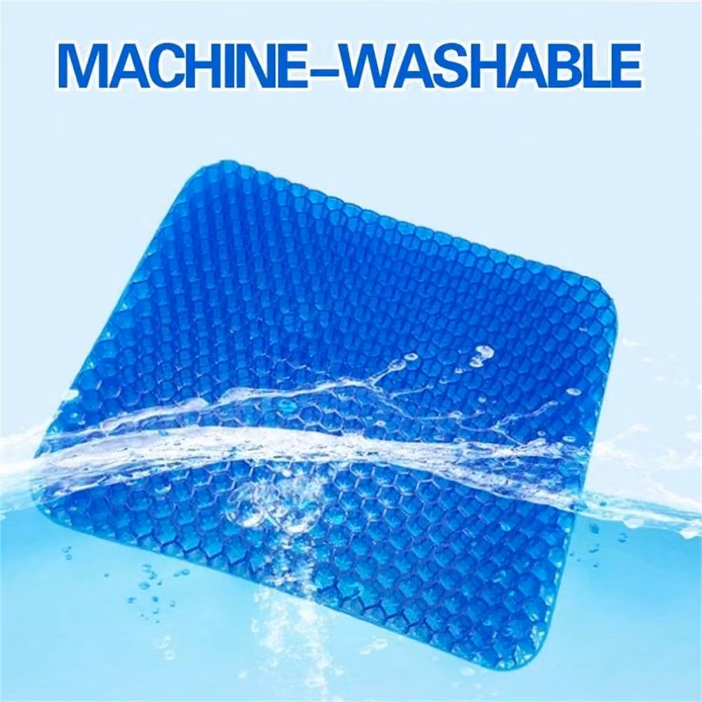 Kelvenix Ergonomic Pressure Relief Gel Honeycomb Wheelchair Seat Pad, Blue, W/D/H: 120 x 120 x 120 cm – 2