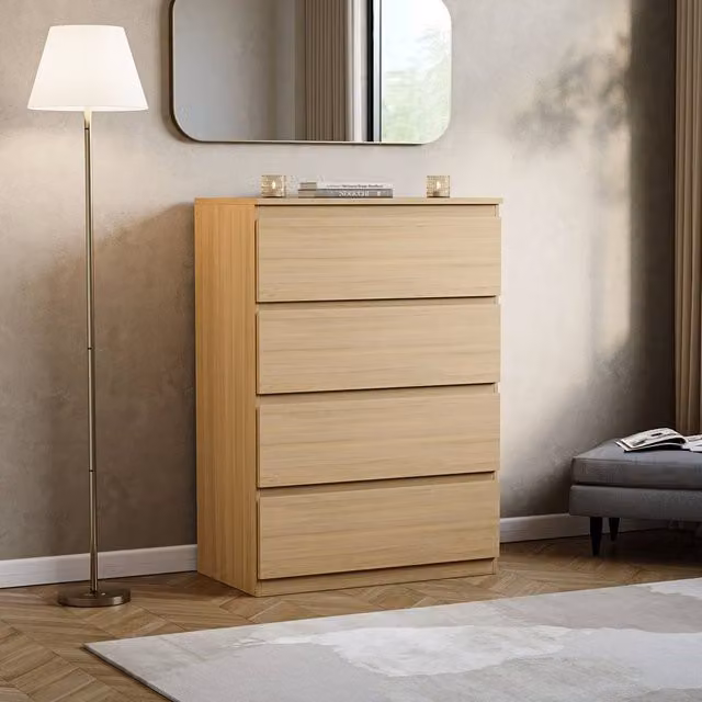 HD Designs Denver 4 Drawer Chest of Drawers in Brown