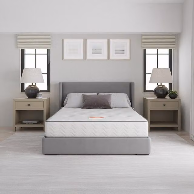 Bodyshape Vitality Tufted Ortho Mattress in White, W: 140 cm x L: 200 cm