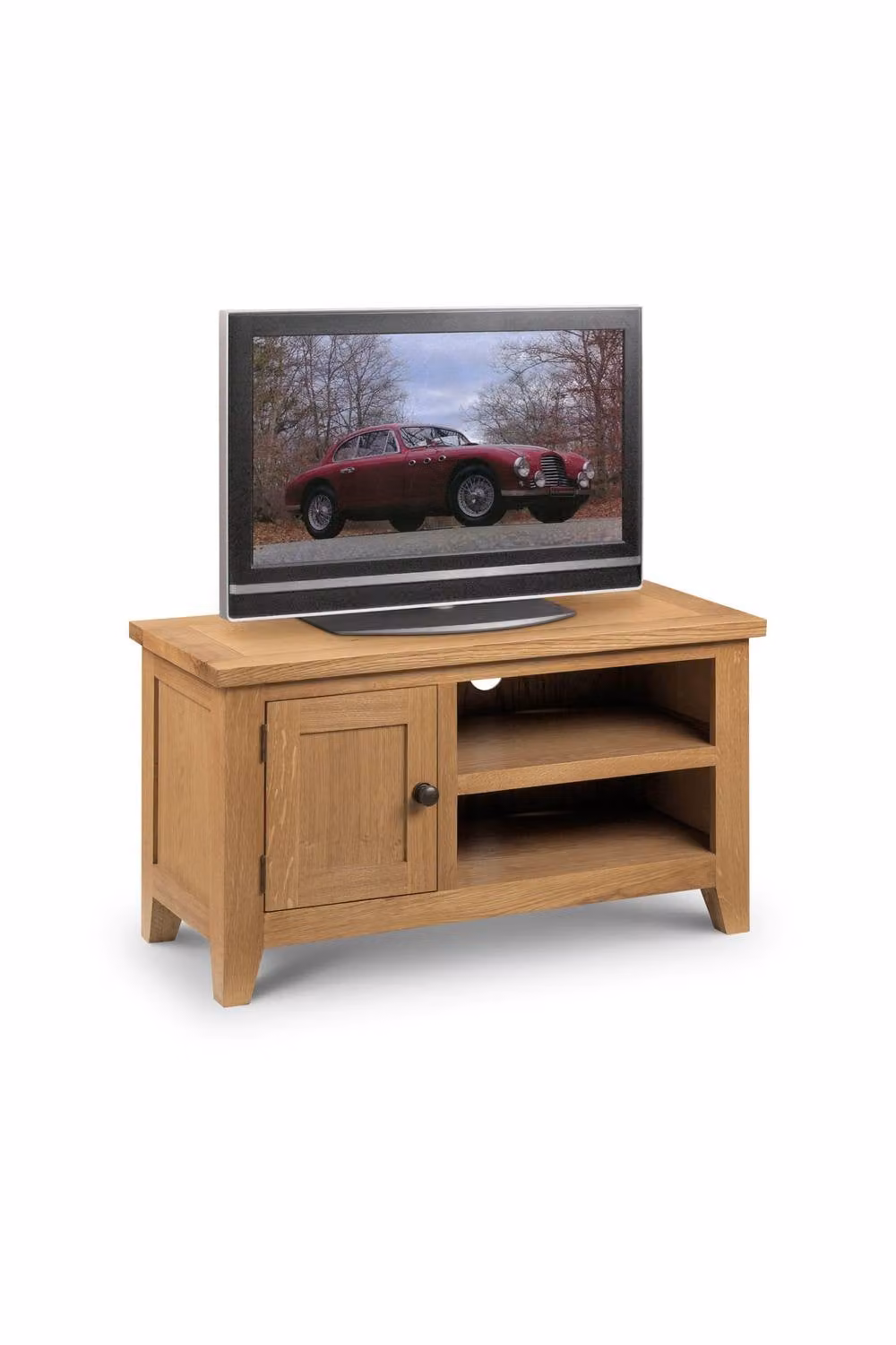 Julian Bowen Astoria Waxed Oak 1 Door TV Cabinet W/D/H: 90 x 40 x 50 cm – 3