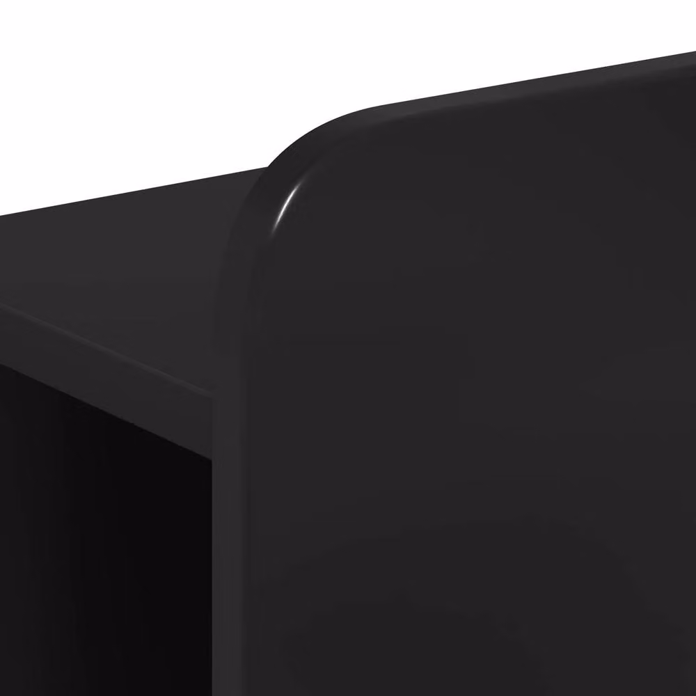 Berkfield Home Modern Bed Frame with Storage Drawers in Black, Engineered Wood, W/D/H: 150 x 200 cm – 3