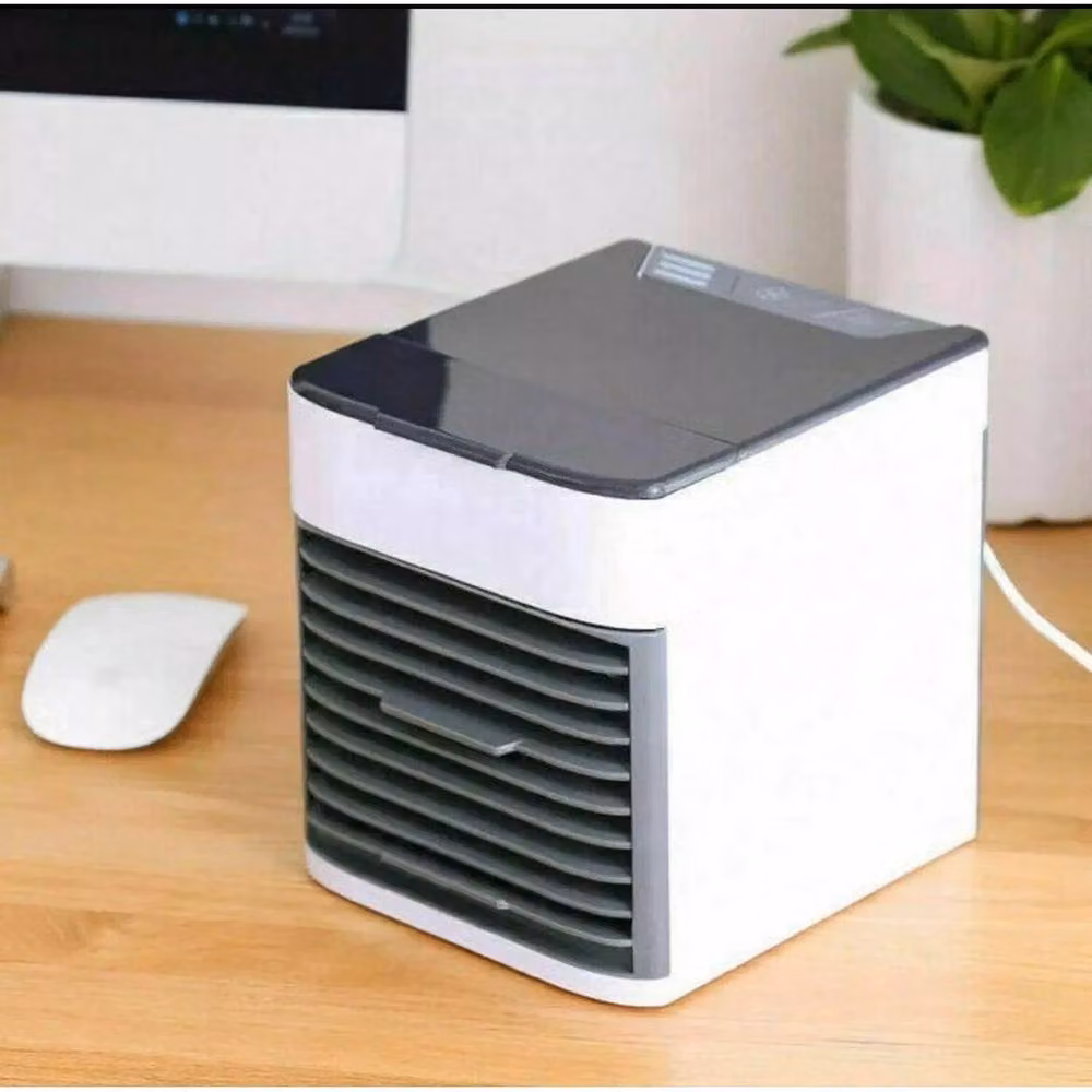 FLAVORA USB Portable Mini Air Cooler, Humidifier and Purifier in White – 6