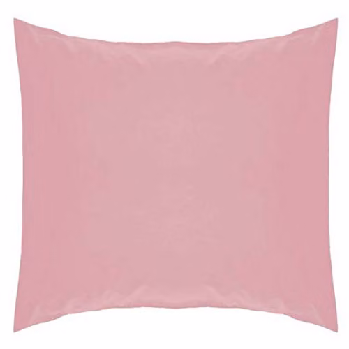 Belledorm Easycare 200 Thread Count Cotton Polyester Percale Continental Pillowcase in Pink