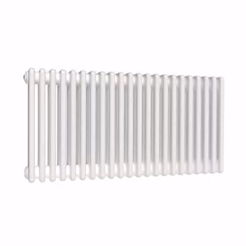 Lux Heat White Horizontal 4 Column Traditional Steel Radiator W: 101.0 cm, H: 50.0 cm