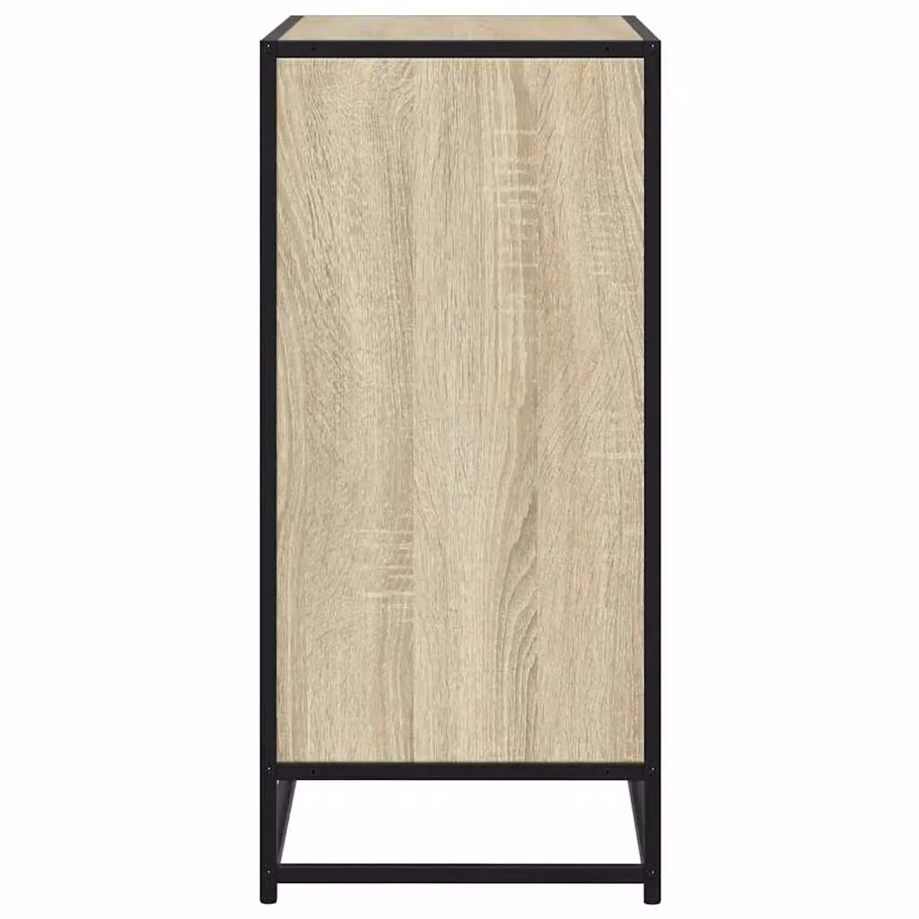 Berkfield Home Sonoma Oak Sideboard in Brown, W/D/H: 62 x 35 x 76 cm – 4