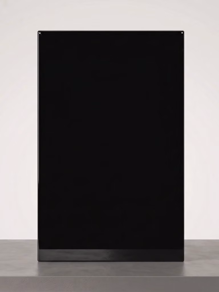 Cheap Furniture Warehouse Gloss Black Kitchen Cabinet Replacement Doors, Width: 400 mm, 18 mm Thickness