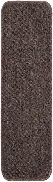 Berkfield Home Anti Slip Stair Mats, 15 Pack, Brown, Rectangular, W: 75 cm, D: 20 cm – 1