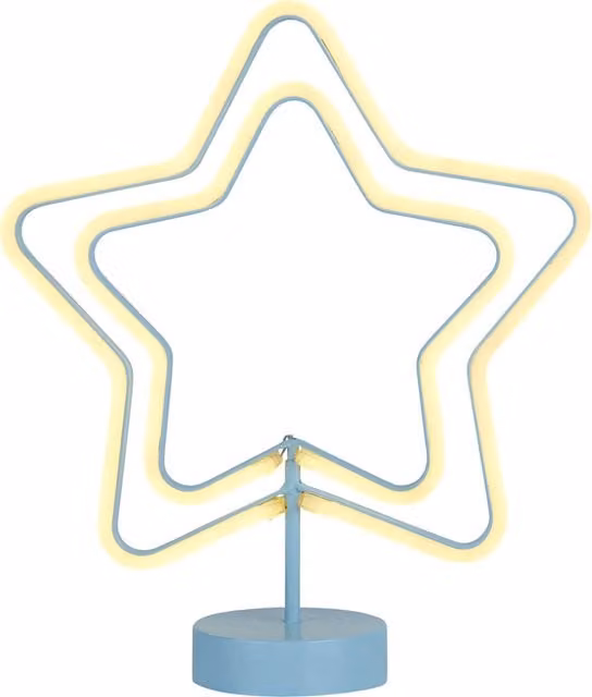 Blue LED Star Table Lamp Night Light