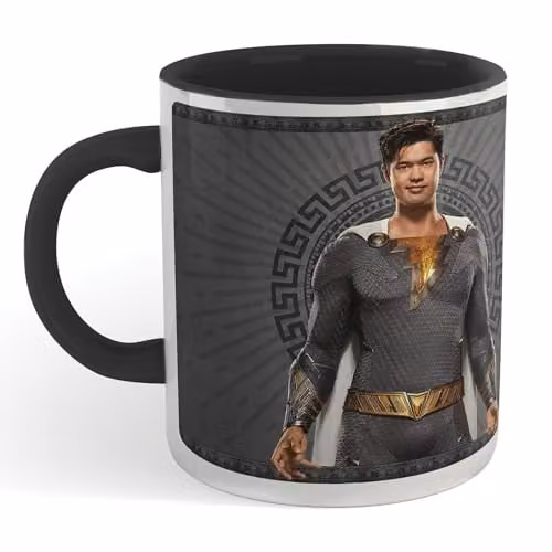 Zavvi Shazam! Fury of The Gods Ceramic Gamer Mug in Black and Multicolour