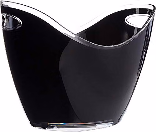 BarCraft Black Acrylic Ice Bucket, 8 Litre – 7