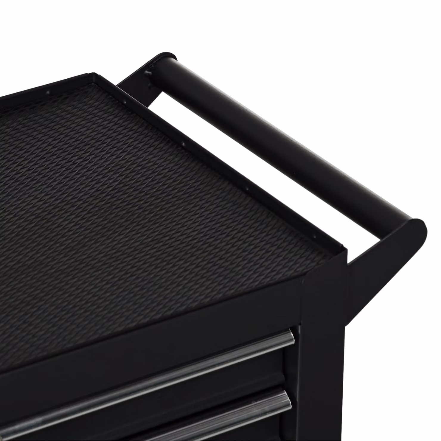 HOMCOM 7-Drawer Steel Tool Cabinet on Wheels with Lockable Rollable Design, Black – 7