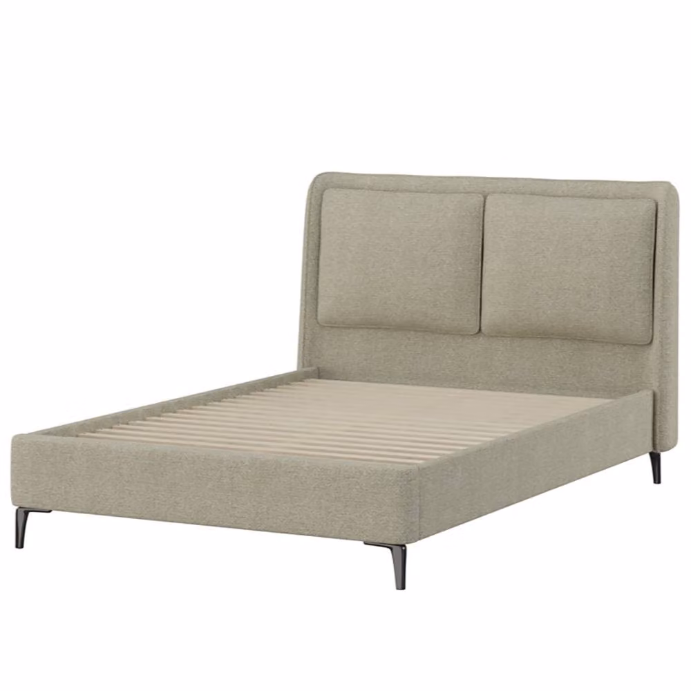 Snuggle Beds Cecilia Pillow Back Upholstered Bed Frame in Green, Double (140 x 200 cm) – 2