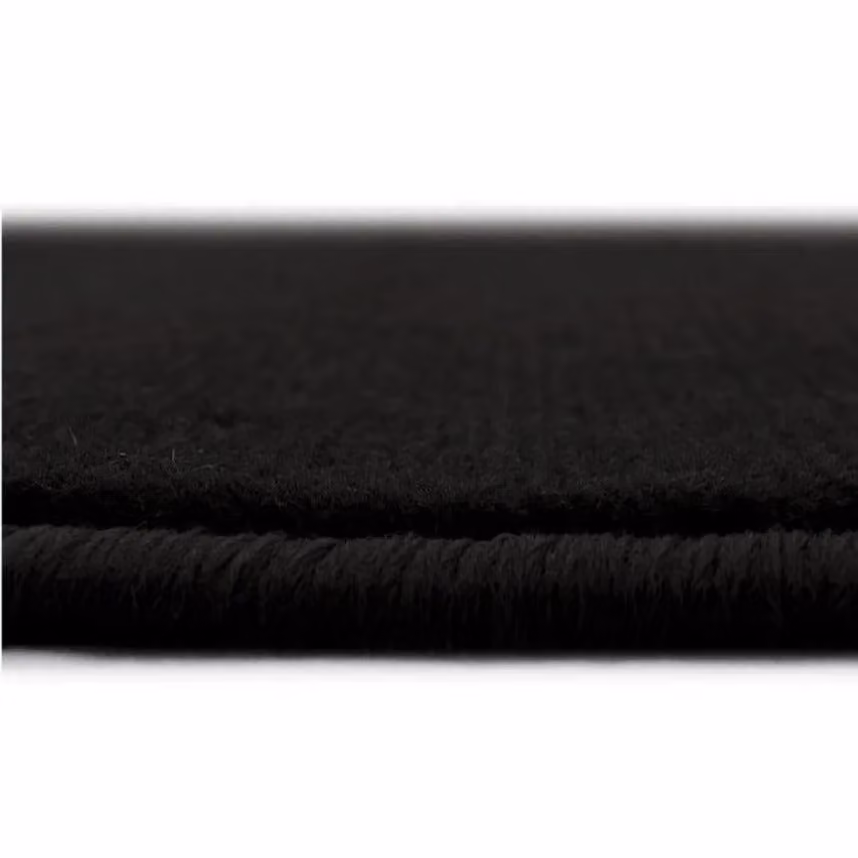 THE RUGS Maestro Collection Solid Design Black Rectangular Rug W: 80 cm, L: 150 cm – 2