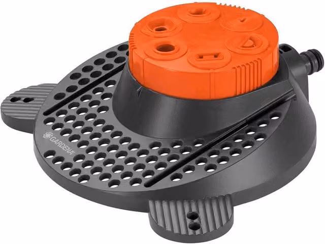 Gardena Boogie Sprinkler in Black and Orange