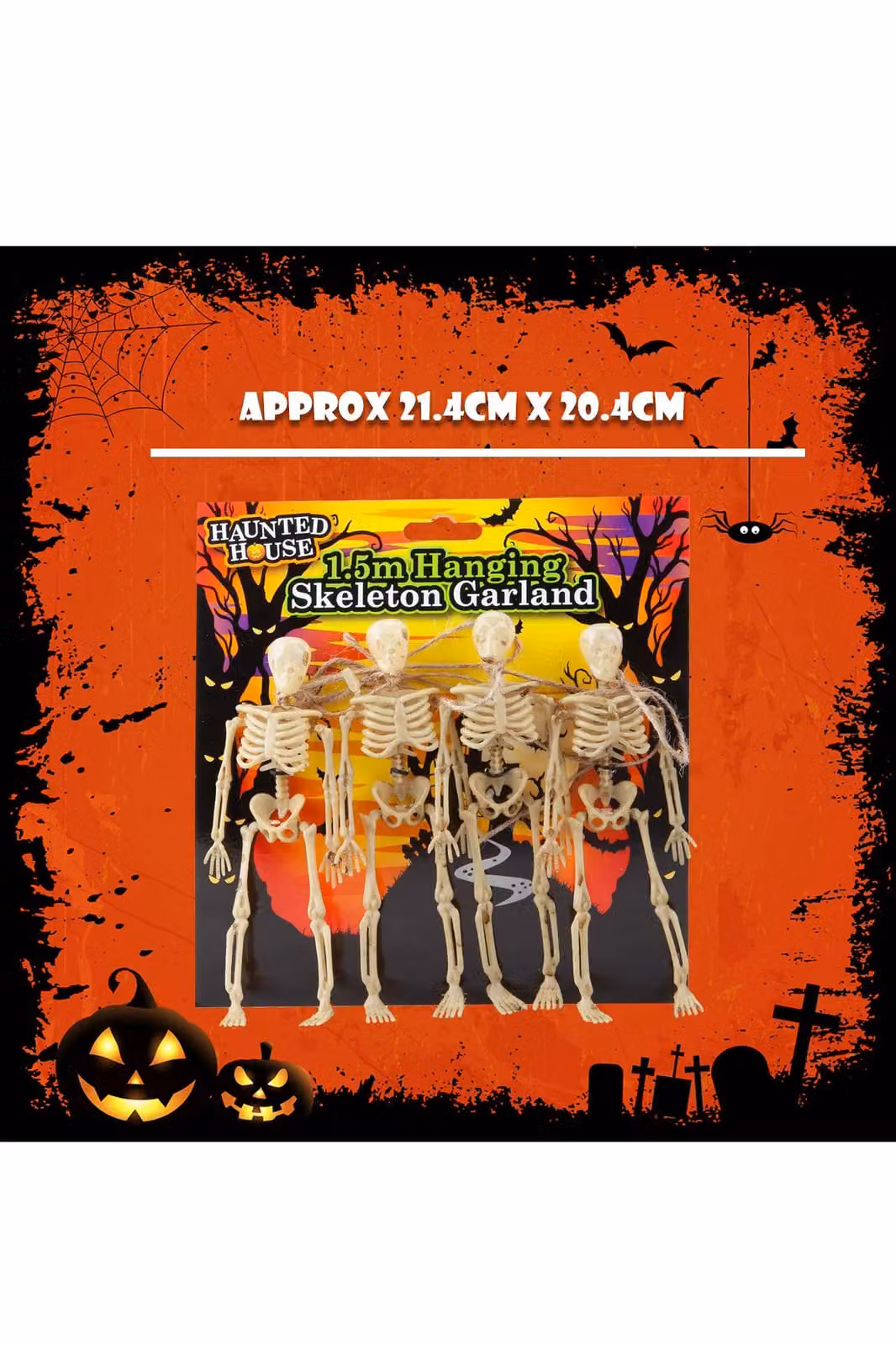 VFM e-Store White Hanging Skeleton Halloween Decorations Set – 2