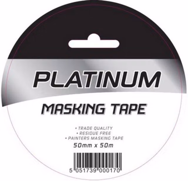 Ultratape Rhino General Purpose Masking Tape, White, W: 48 mm, L: 50 m – 1