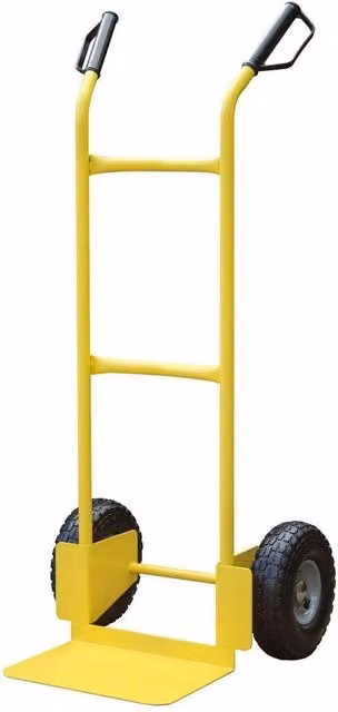 Faithfull Heavy-duty Steel Sack Truck, Yellow and Multicolour