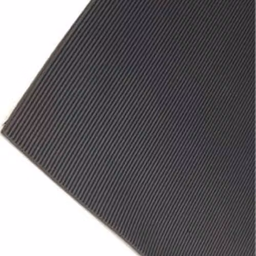 Ark Mat Black Striped Rubber Flooring Matting, Thickness: 3 mm, W/D/H: 1 m x 3 m x 0.3 cm – 1