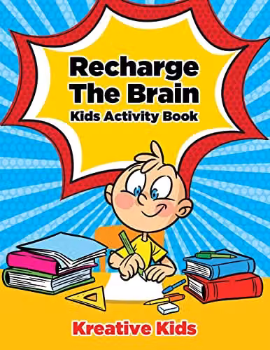 Kreative Kids Recharge The Brain Kids Activity Book, Multicolour