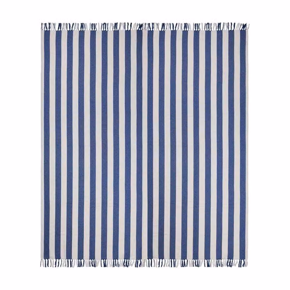 Vinga Ornos Family Hammam Towel in Blue – 2