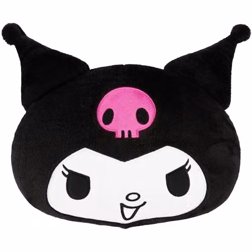Get Trend Sanrio Kuromi 3D Plush Cushion, Black – 6