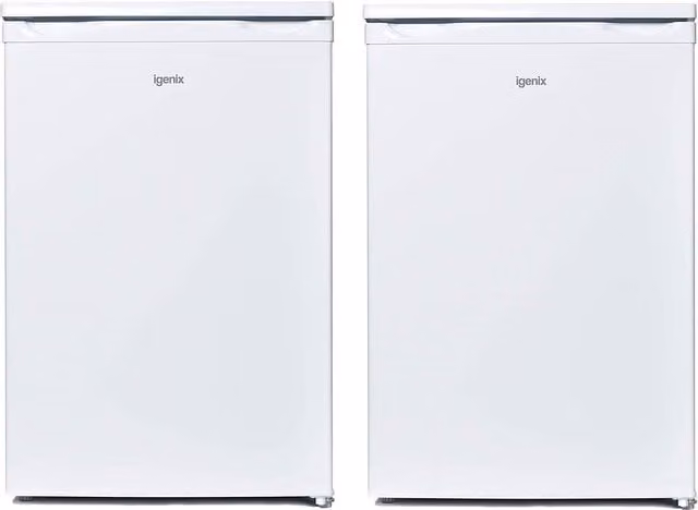 Igenix Under Counter Larder Fridge and Freezer Set, White, W: 55 cm, D: 55 cm, H: 86 cm