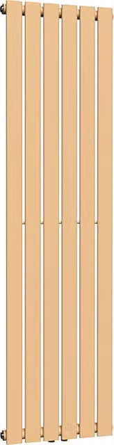 Lux Heat Caramel Fudge Flat Coloured Vertical Radiator, Single, H 160 cm x W 42 cm