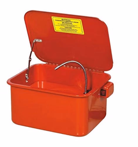 Hilka Red Countertop Bench Parts Washer W/D/H: 48.0 x 26.0 x 37.0 cm – 1