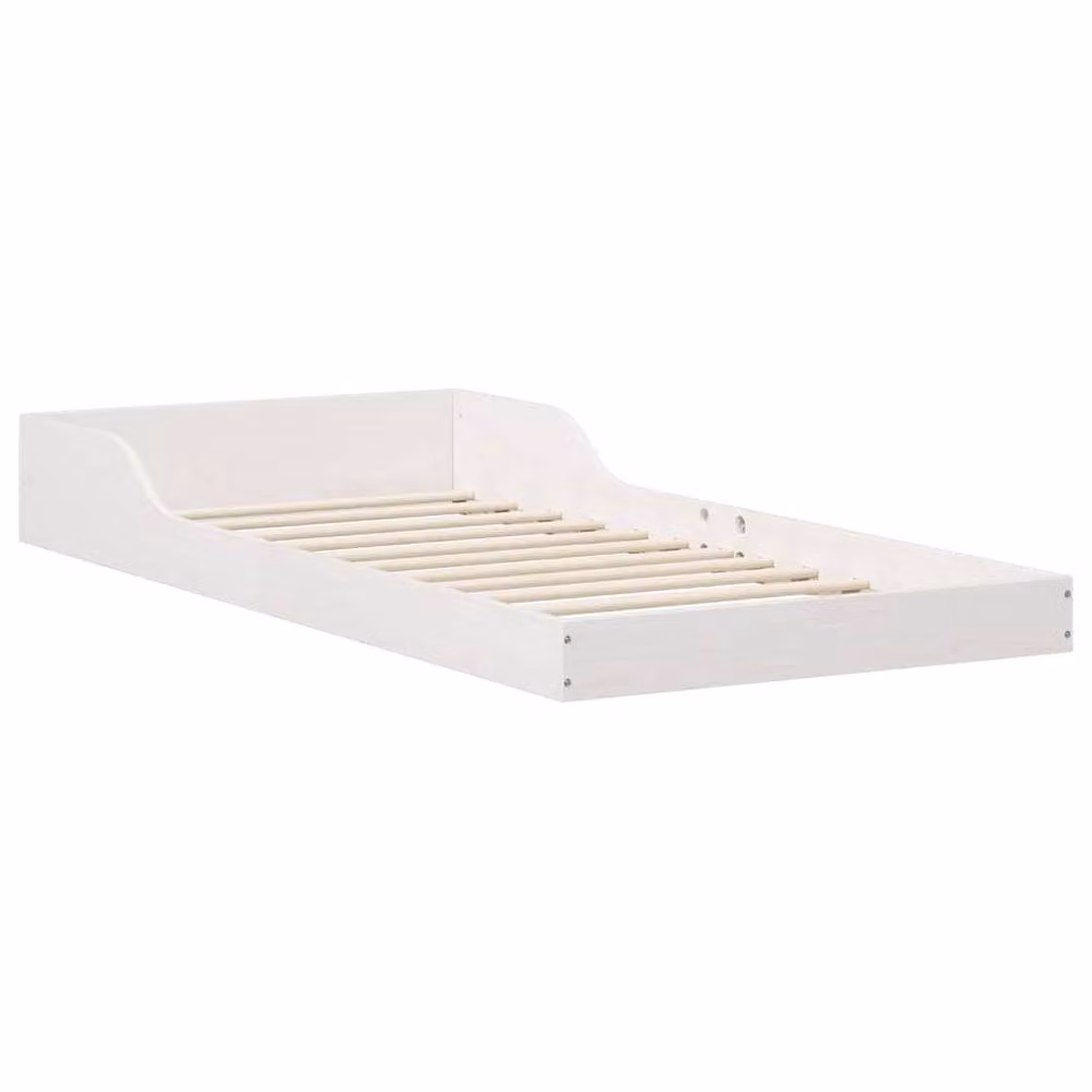 Berkfield Home Modern White Solid Pine Wood Bedroom Furniture W/D/H: 80 x 80 x 210 cm – 2