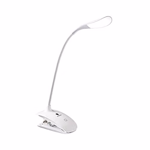 Daylight Company Smart Clip-on LED Lamp, White, W/D/H: 12.0 x 35.0 x 5.6 cm – 1