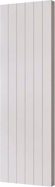 Thetford White Vertical Double Panel Smooth Aluminium Radiator, W: 56.0 cm, H: 180.0 cm
