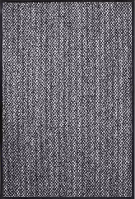 Berkfield Home Non-Slip Grey Rectangular Doormat W/D/H: 120 x 80 x 1 cm