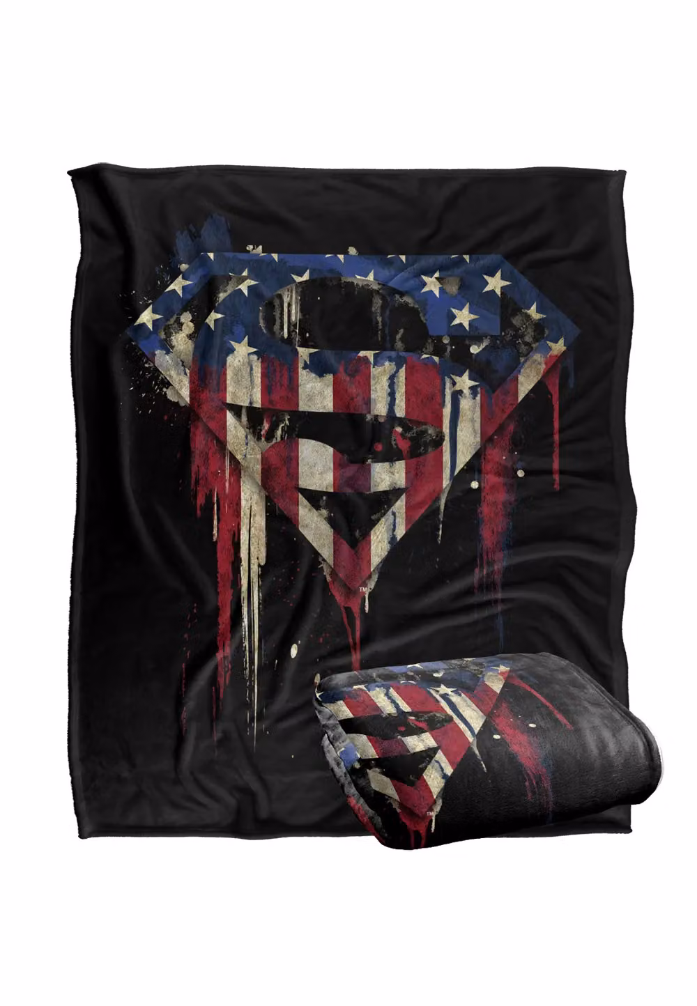 Superman Bleeding Shield Silky Touch Super Soft Throw Blanket, White and Multicolour, W x D: 152 x 127 cm – 2