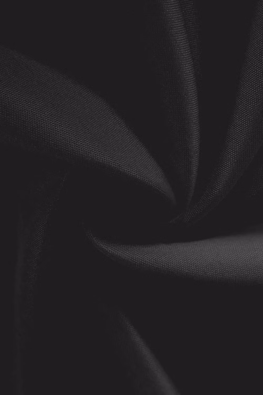 Neel Blue 14ft Pleated Polyester Table Skirt in Black