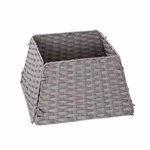 Samuel Alexander Grey Rattan Christmas Tree Skirt W: 47 cm, D: 47 cm, H: 46 cm – 2