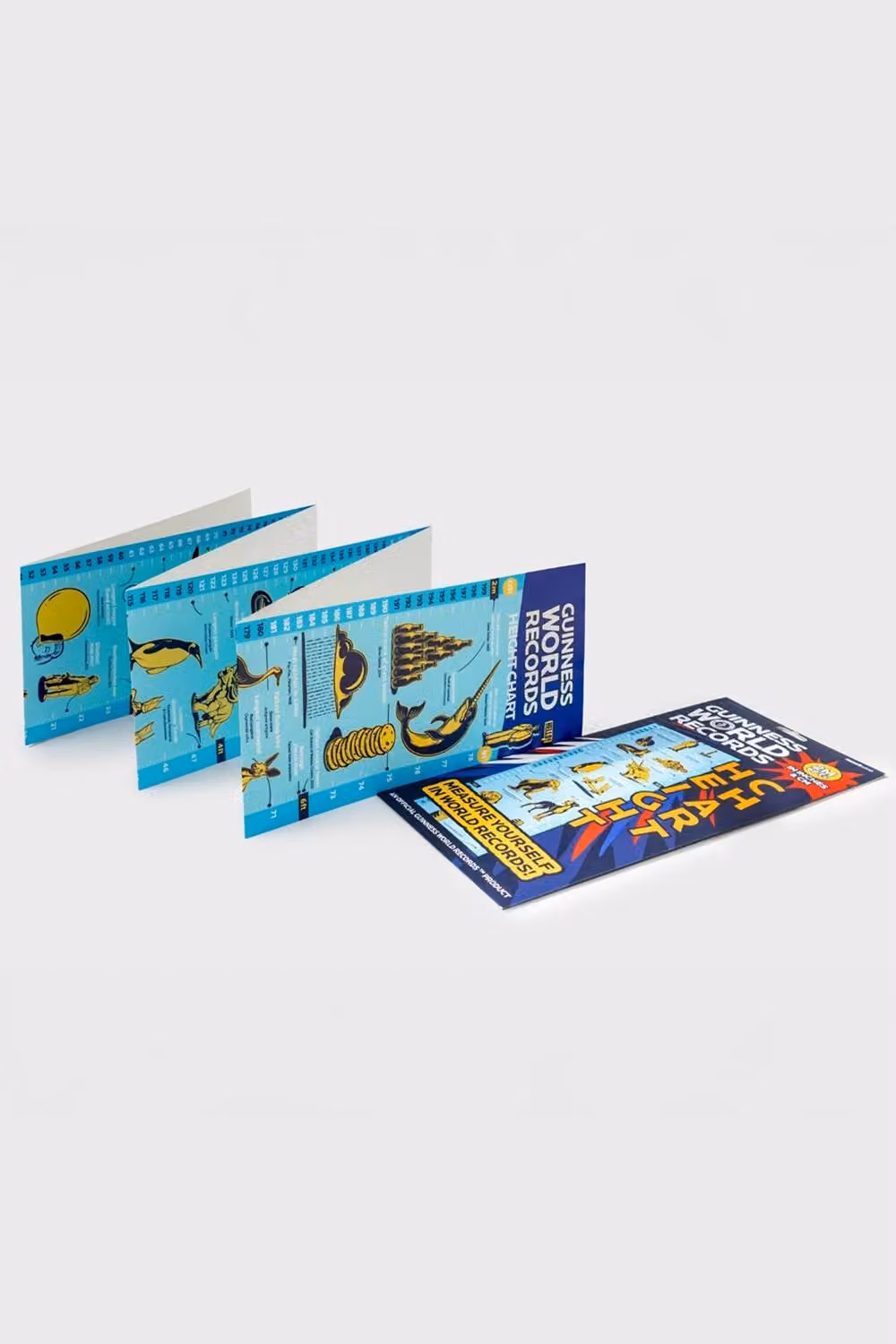 Suck UK Guinness World Records Height Chart Multicolour Paper Poster for Kids – 4