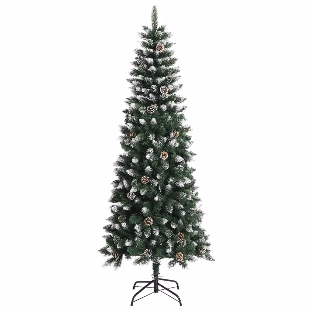 Berkfield Home Artificial Green Christmas Tree with Stand, Height: 210 cm – 2